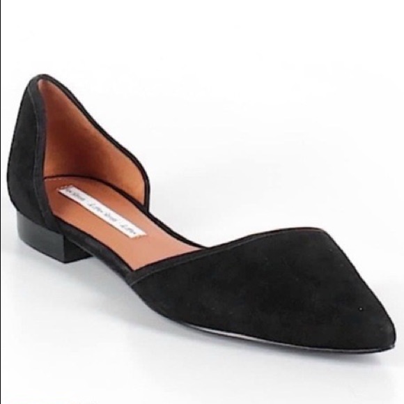 & Other Stories D' Orsay Suede Flats - Picture 1 of 8